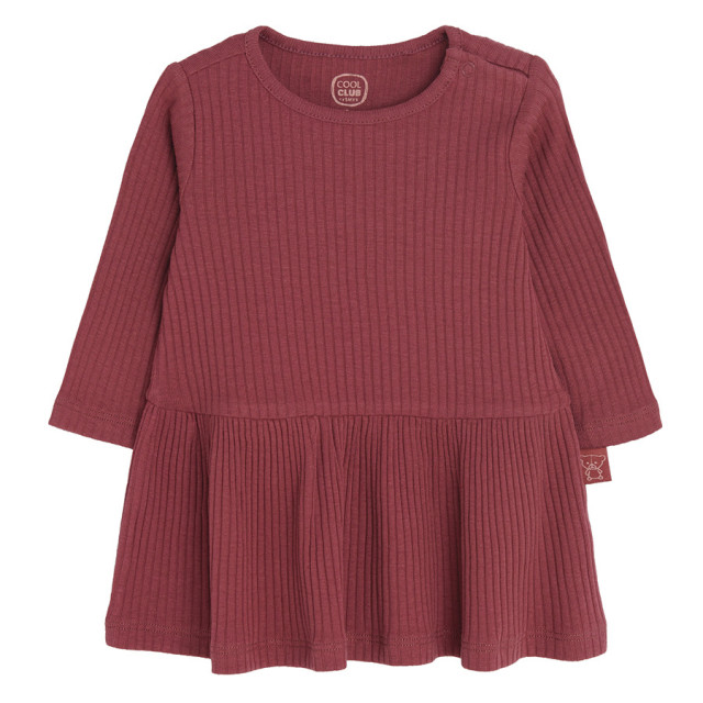 Рокля с дълъг ръкав, цвят: Керемиден