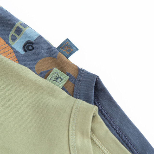 Боди с къс ръкав 2бр., цвят: Микс