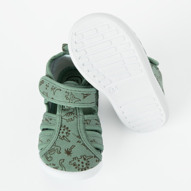 Пантофи, цвят: Зелен