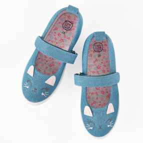 Пантофи, цвят: Син