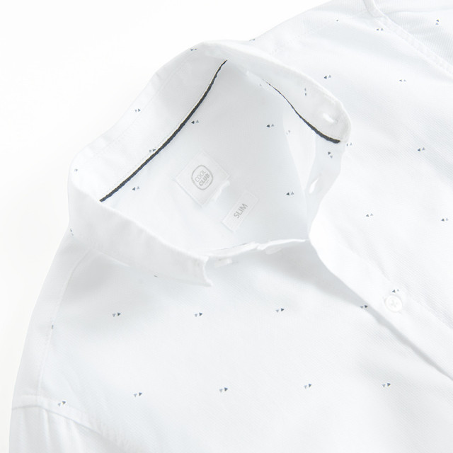 Риза с дълъг ръкав, цвят: Бял