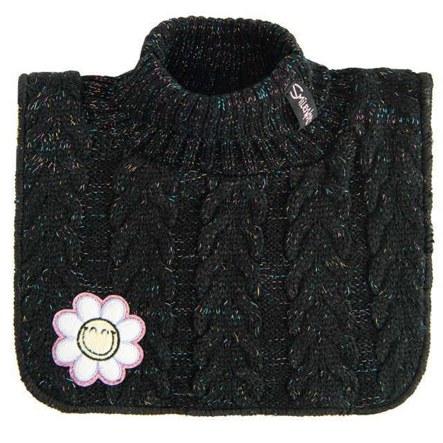 Шал SMILEY, цвят: Черен