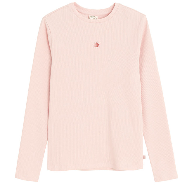 Тениска с дълъг ръкав, цвят: Розов