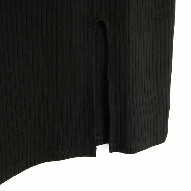 Рокля с къс ръкав, цвят: Черен