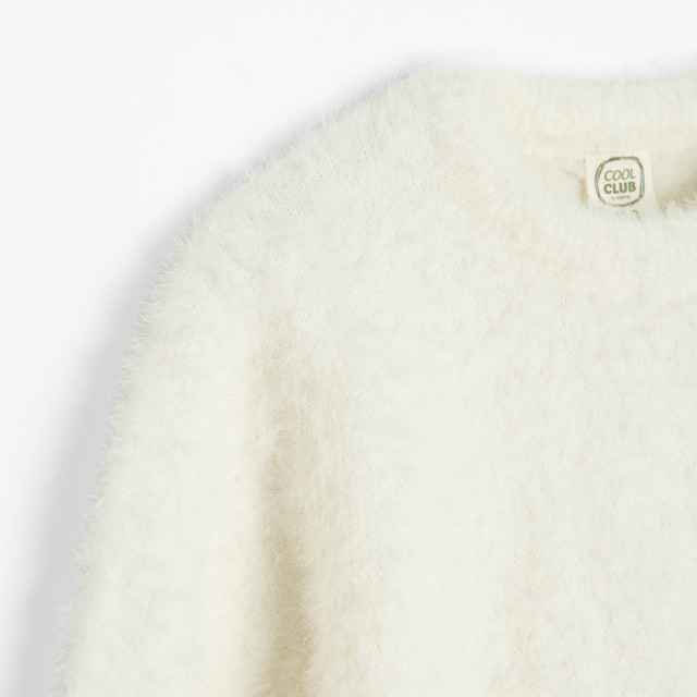 Пуловер, цвят: Мръсно бял