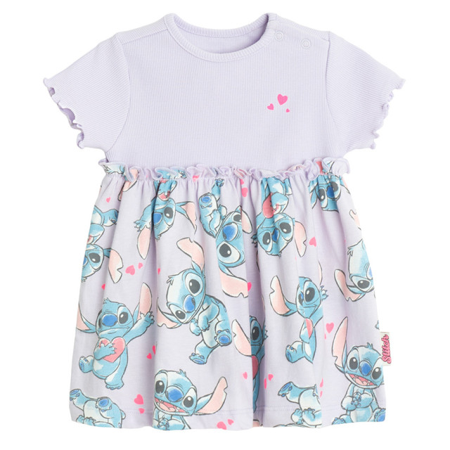 Рокля без ръкав LILO & STITCH, цвят: Виолетов