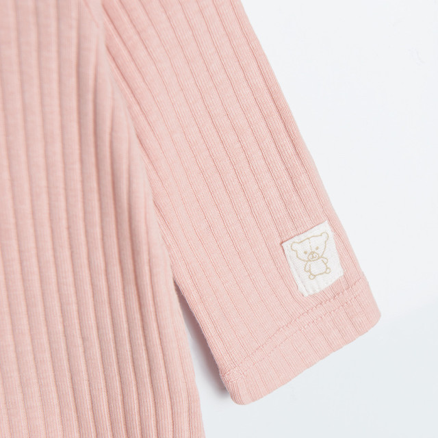 Тениска с дълъг ръкав, цвят: Светло розов