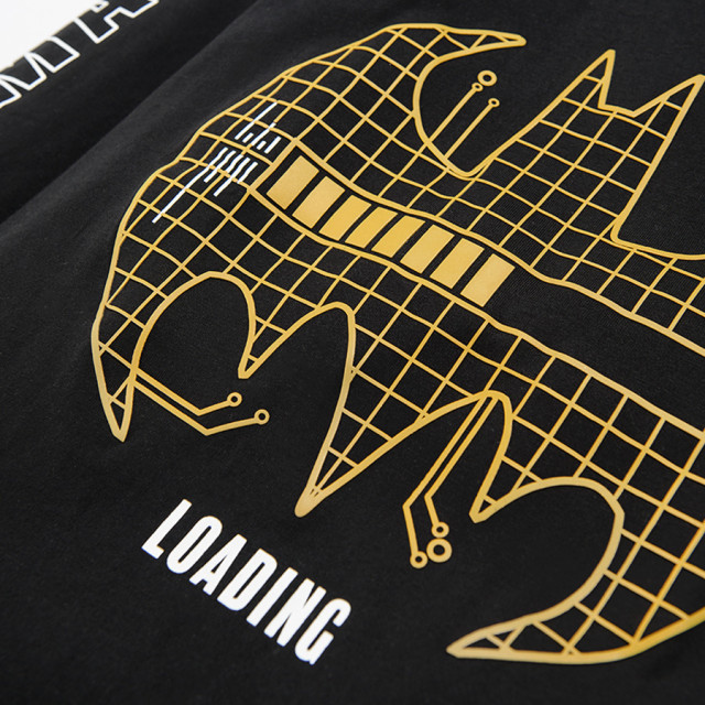 Тениска с дълъг ръкав BATMAN, цвят: Черен