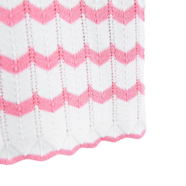 Блуза с къс ръкав, цвят: Розов