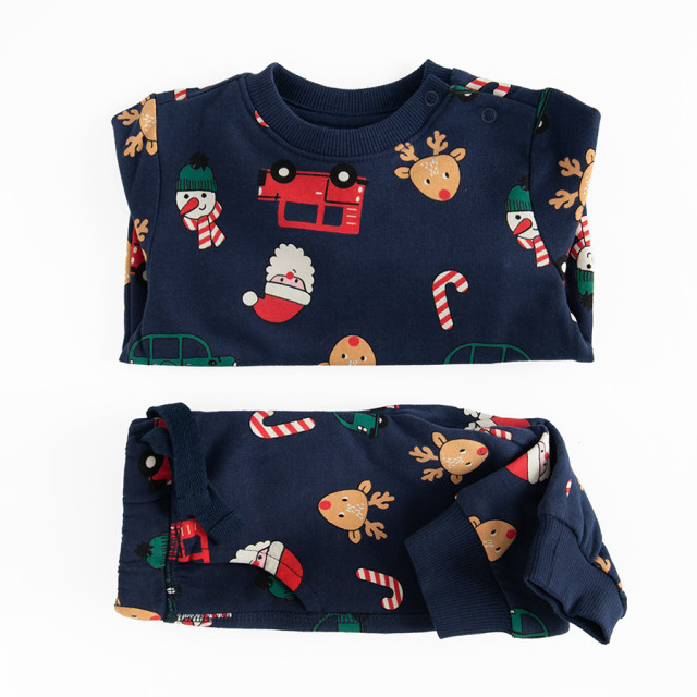 Спортен комплект 2бр., цвят: Морско син