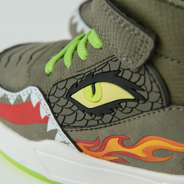 Високи обувки, цвят: Каки