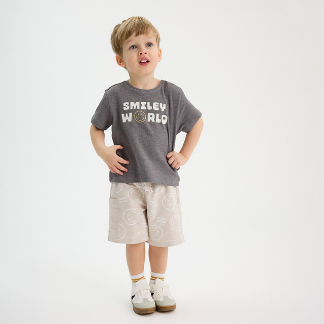 Тениска с къс ръкав 2бр. SMILEY, цвят: Микс