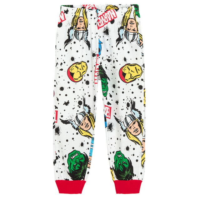 Пижама MARVEL, цвят: Бял