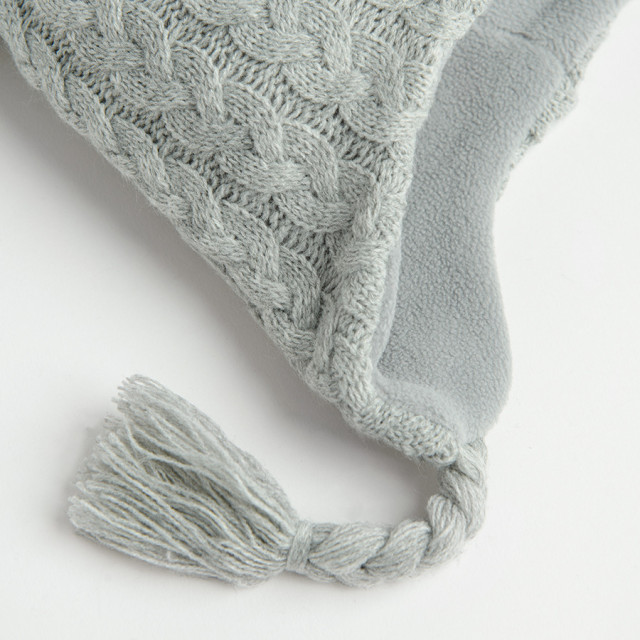 Шапка, цвят: Сив меланж