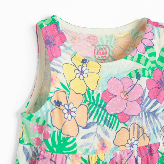 Рокля без ръкав, цвят: Зелен