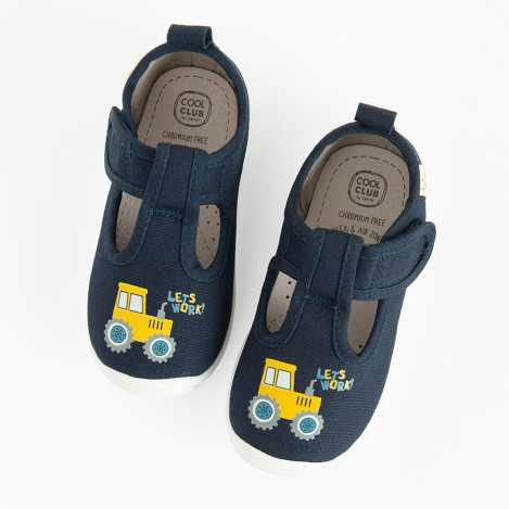 Пантофи, цвят: Син