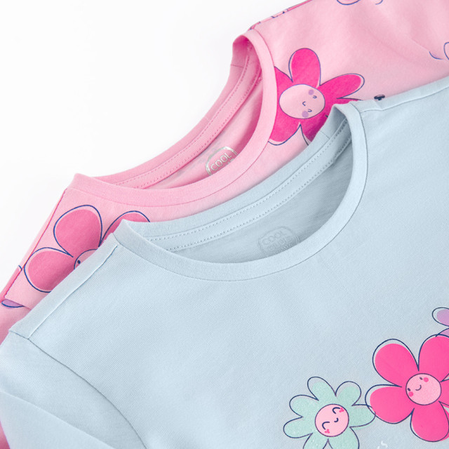 Тениска с дълъг ръкав 2бр., цвят: Микс