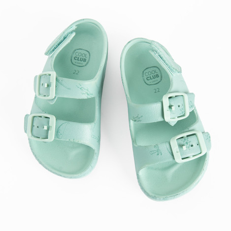 Сандали, цвят: Зелен