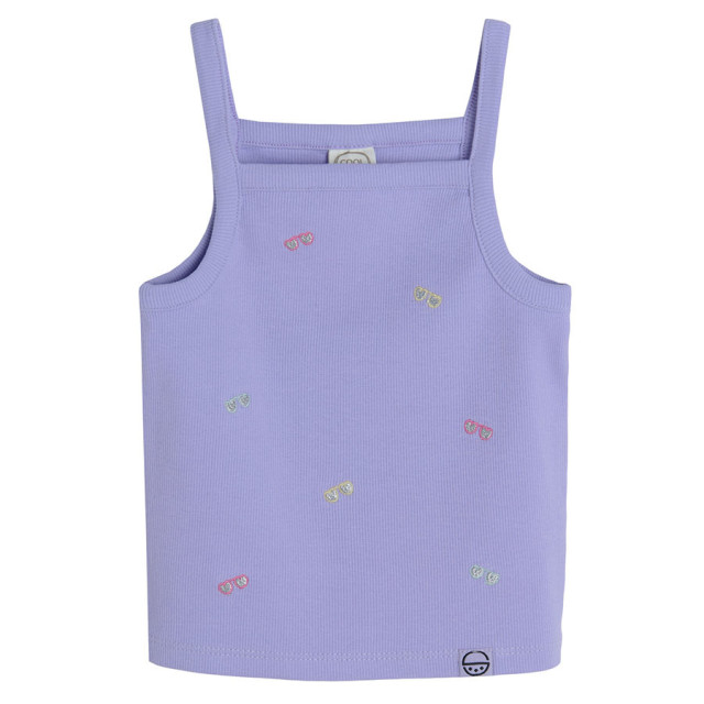 Тениска без ръкав, цвят: Виолетов