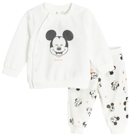 Спортен комплект 2бр. MICKEY & FRIENDS, цвят: Кремав
