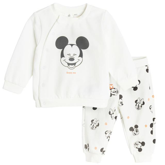 Спортен комплект 2бр. MICKEY & FRIENDS, цвят: Кремав