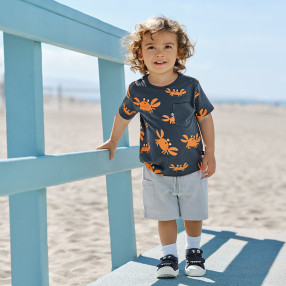 Шорти, цвят: Светло сив