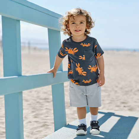 Шорти, цвят: Светло сив