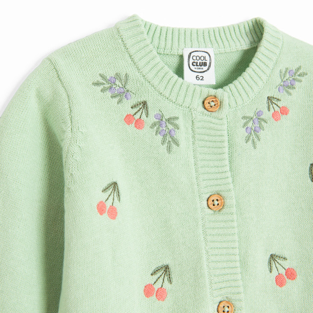 Жилетка, цвят: Зелен