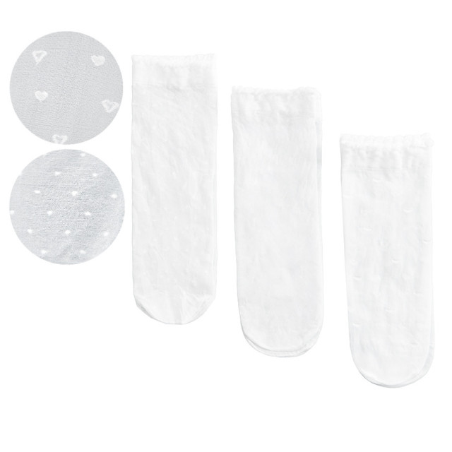 Чорапи 3бр., цвят: Бял