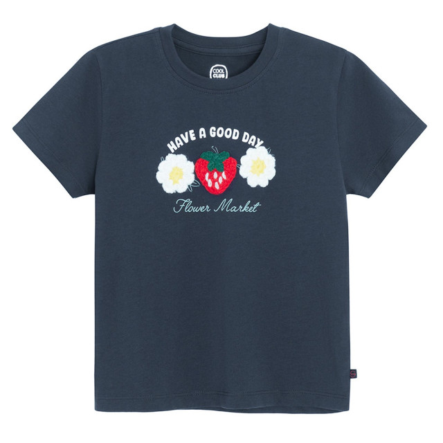 Тениска с къс ръкав, цвят: Син