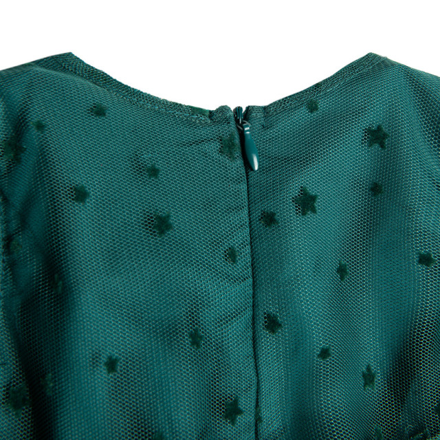 Рокля с дълъг ръкав, цвят: Зелен