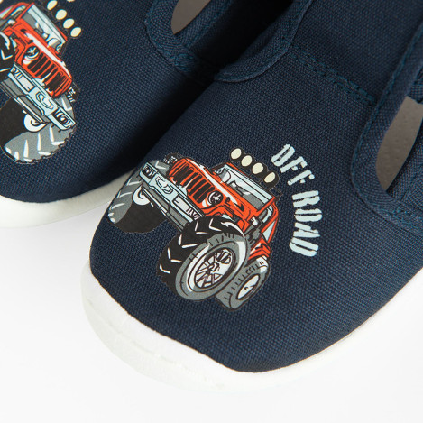 Пантофи, цвят: Морско син