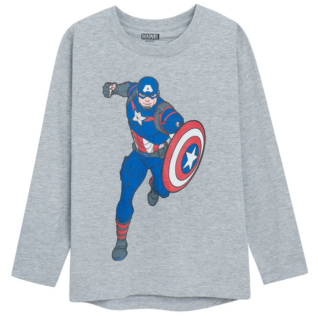 Тениска с дълъг ръкав 2бр. MARVEL COMICS, цвят: Микс