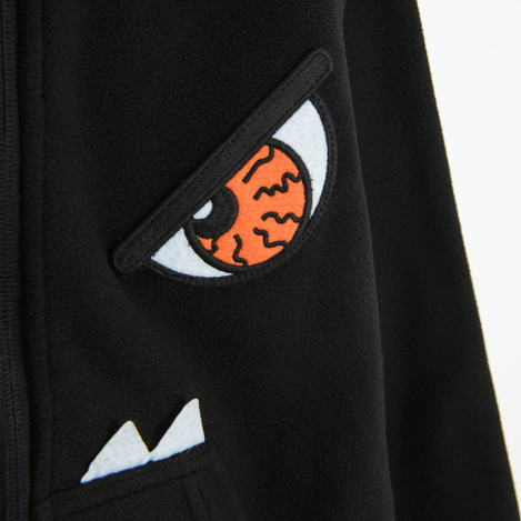 Блуза с дълъг ръкав, цвят: Черен