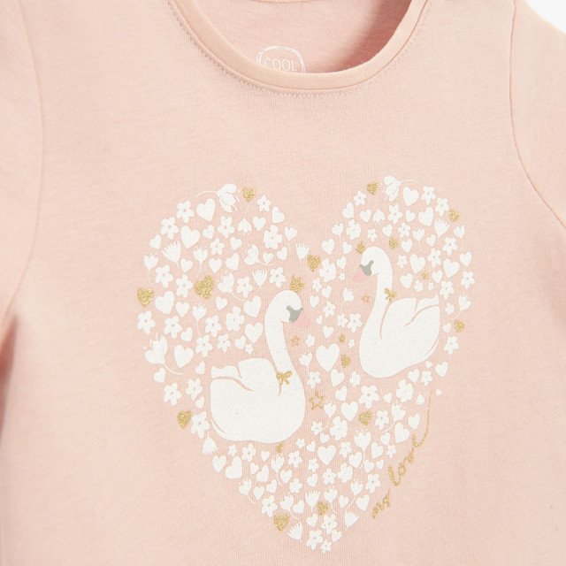 Тениска с къс ръкав, цвят: Кафяв