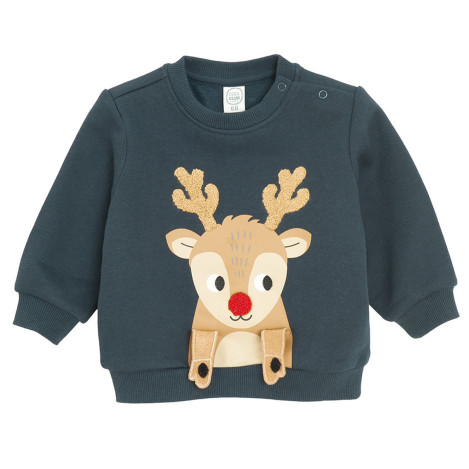 Блуза с дълъг ръкав, цвят: Син