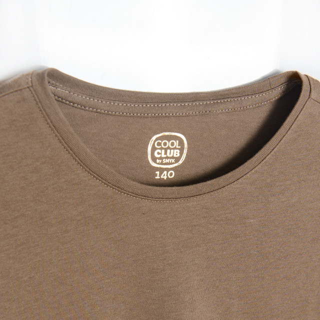 Тениска с дълъг ръкав, цвят: Кафяв