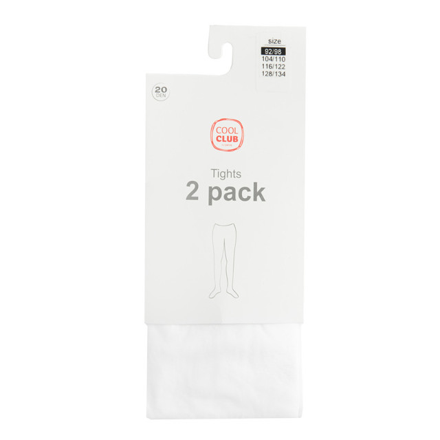 Чорапогащи 2бр., цвят: Бял