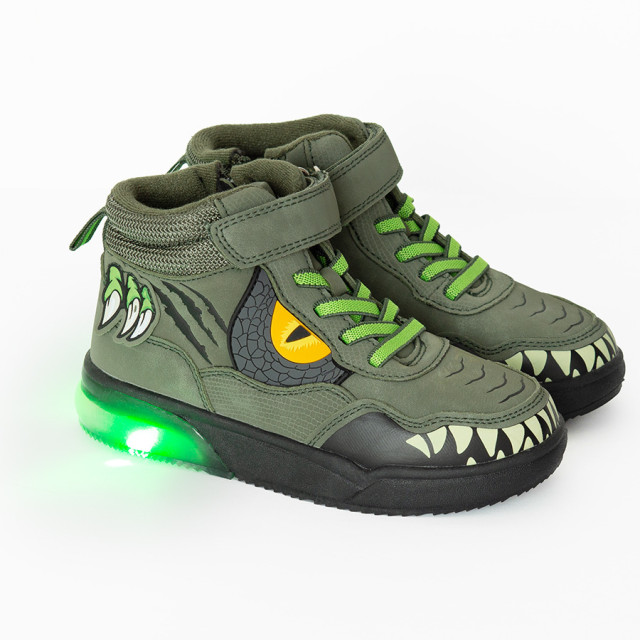 Високи обувки, цвят: Каки