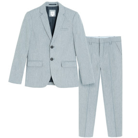 Костюм, цвят: Морско син