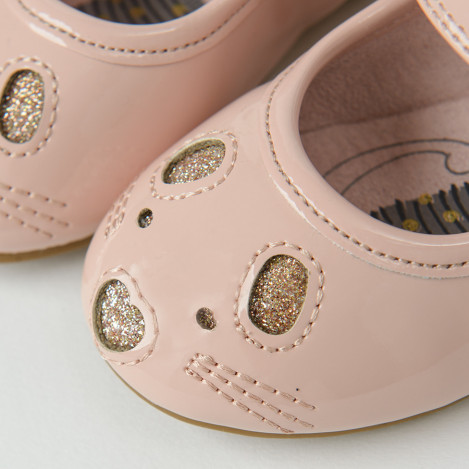 Балеринки, цвят: Светло розов