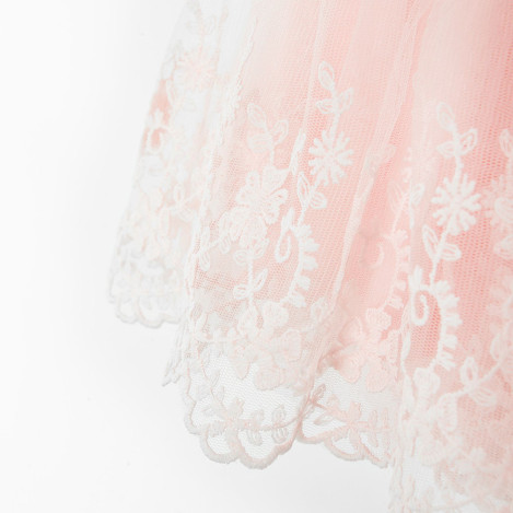 Рокля с дълъг ръкав, цвят: Розов