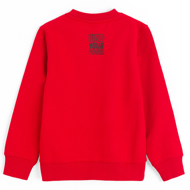 Блуза с дълъг ръкав MARVEL, цвят: Червен