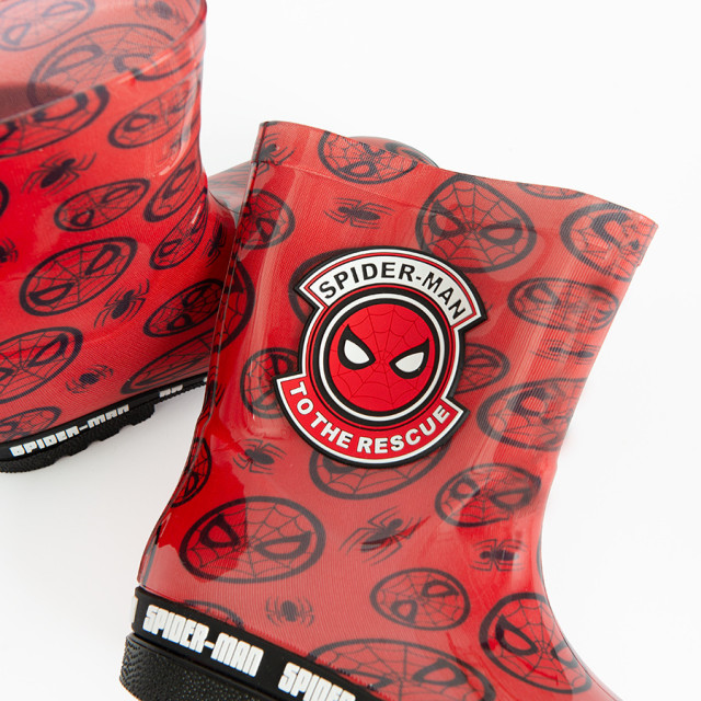 Гумени ботуши SPIDER-MAN, цвят: Червен