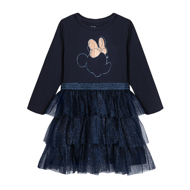 Рокля с дълъг ръкав MINNIE MOUSE, цвят: Морско син