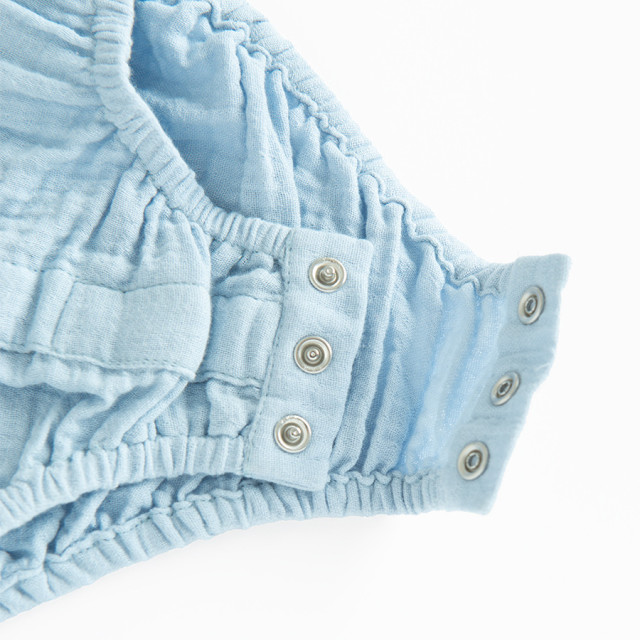 Боди с къс ръкав, цвят: Светло син