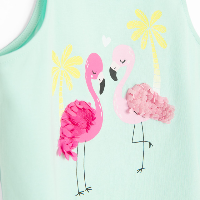 Блуза без ръкави, цвят: Син