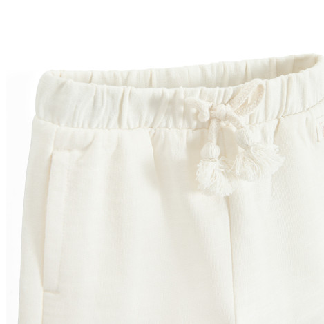 Спортен панталон, цвят: Кремав