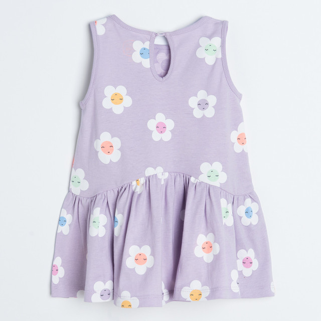 Рокля без ръкав, цвят: Лилав