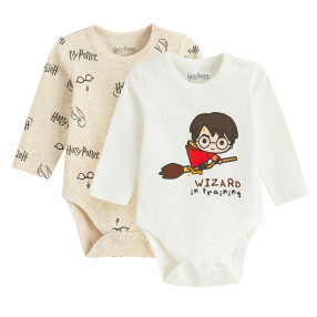 Боди с дълъг ръкав 2бр. HARRY POTTER, цвят: Микс